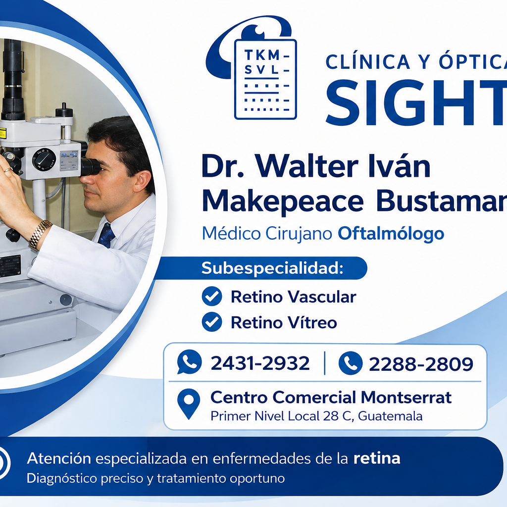 Dr. Walter Ivan Makepeace Bustamante - Oftalmología Oftalmólogos en Guatemala Guia Medica