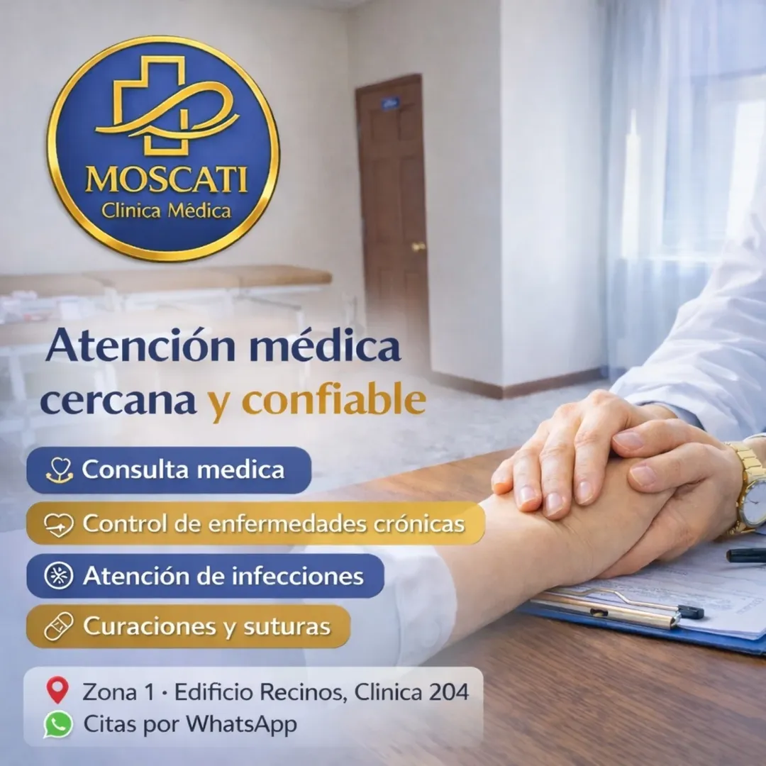 Cuando una molestia persiste, una valoración médica oportuna hace la diferencia.En CLÍNICA MÉDI